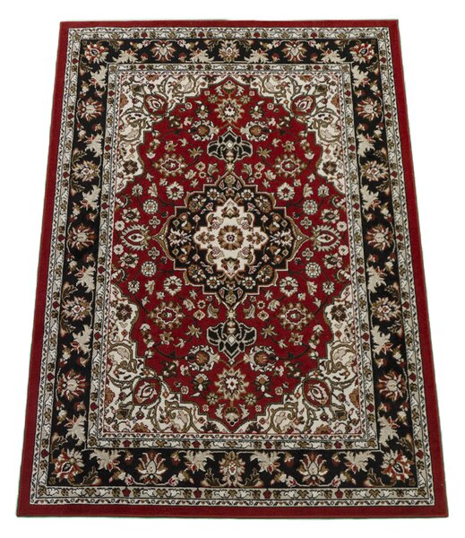 BE Koberec Lotus 9306 RED - červený obdélníkový Rozměr: 40x60 cm