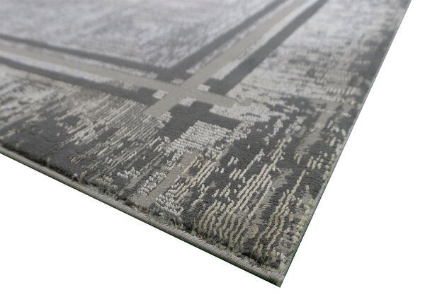 BE Koberec Allianz 6303 GREY - šedý obdélníkový Rozměr: 80x150 cm