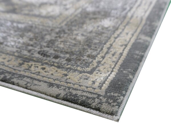 BE Koberec Allianz 6301 GREY - šedý obdélníkový Rozměr: 60x100 cm