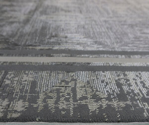 BE Koberec Allianz 6303 GREY - šedý obdélníkový Rozměr: 80x150 cm