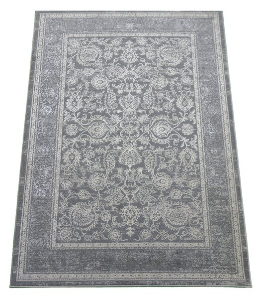 BE Koberec Allianz 6301 GREY - šedý obdélníkový Rozměr: 60x100 cm