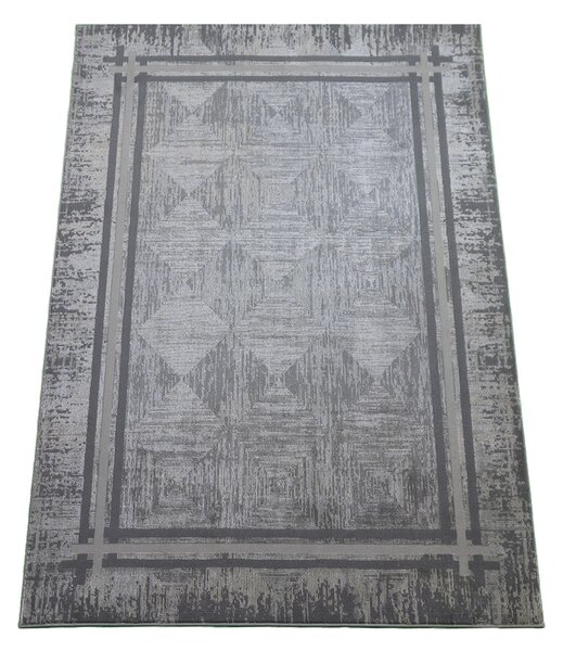 BE Koberec Allianz 6303 GREY - šedý obdélníkový Rozměr: 80x150 cm