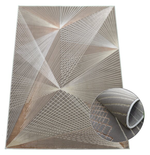 BE Koberec Allianz 6305 BEIGE - béžový obdélníkový Rozměr: 60x100 cm