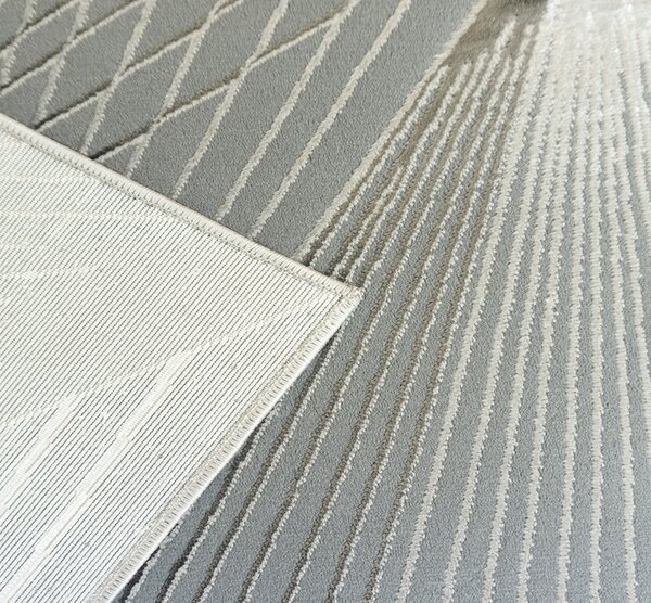 BE Koberec Allianz 6305 GREY - šedý obdélníkový Rozměr: 60x100 cm