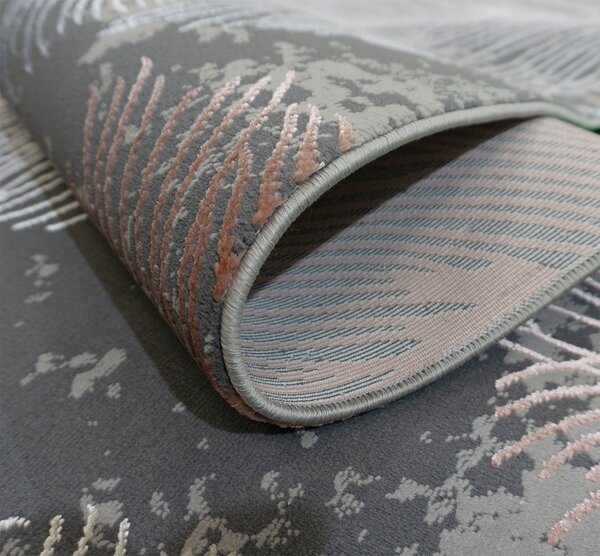 BE Koberec Allianz 6304 GREY - šedý obdélníkový Rozměr: 60x100 cm