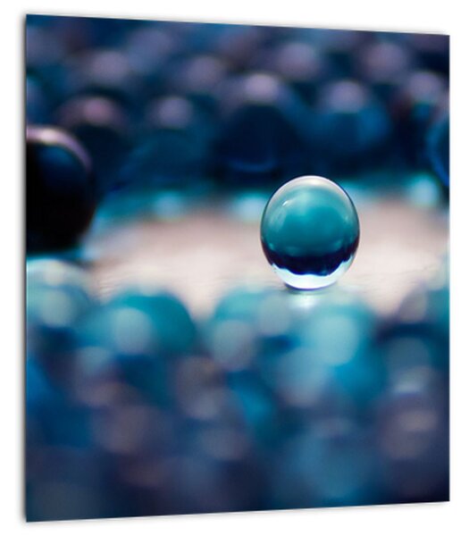 Obraz - Modré kuličky (30x30 cm)