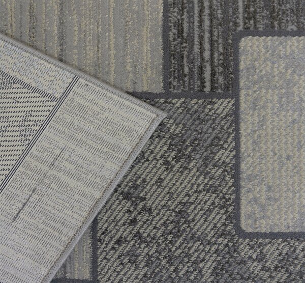 BE Koberec Esprit 3603 GREY - šedý obdélníkový Rozměr: 140x190 cm