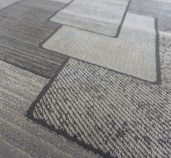 BE Koberec Esprit 3603 GREY - šedý obdélníkový Rozměr: 140x190 cm