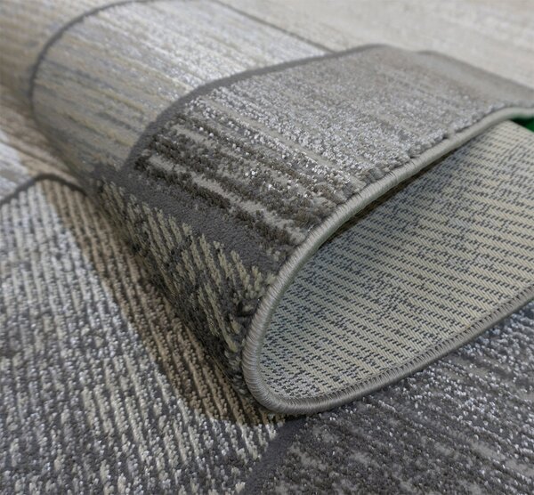BE Koberec Esprit 3603 GREY - šedý obdélníkový Rozměr: 140x190 cm