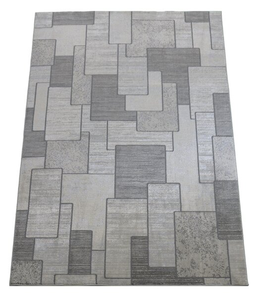 BE Koberec Esprit 3603 GREY - šedý obdélníkový Rozměr: 140x190 cm