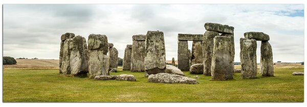 Obraz na plátně - Stonehenge - panoráma 506A (105x35 cm)