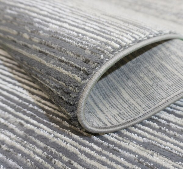 BE Koberec Esprit 3605 GREY - šedý obdélníkový Rozměr: 140x190 cm