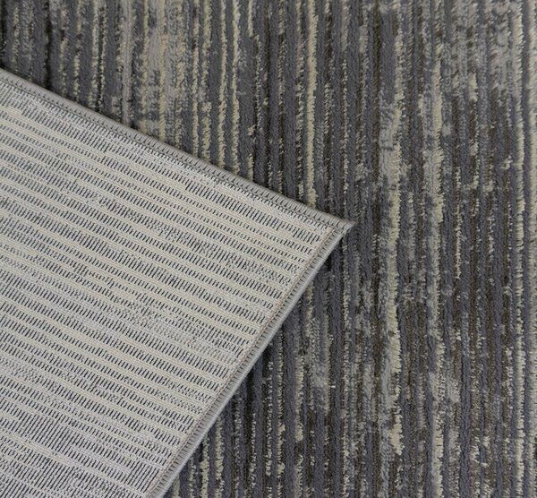 BE Koberec Esprit 3605 GREY - šedý obdélníkový Rozměr: 140x190 cm