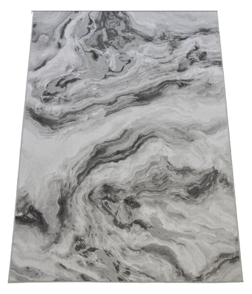 BE Koberec Accra 6506 Grey - šedý obdélníkový Rozměr: 60x100 cm