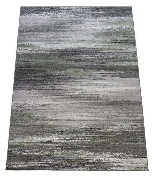BE Koberec Accra 6505 Grey Green - zelený obdélníkový Rozměr: 60x100 cm