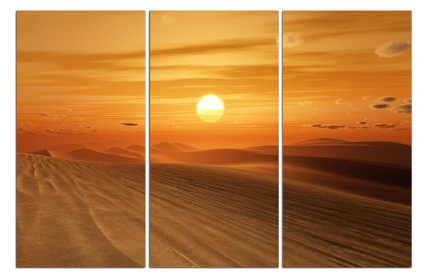 Obraz na plátně - Pouštní západ slunce 1917B (90x60 cm )