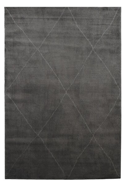 BE Koberec Zurich 1903 DARK GREY - šedý obdélníkový Rozměr: 140x190 cm