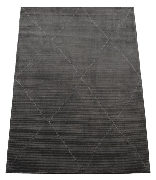 BE Koberec Zurich 1903 DARK GREY - šedý obdélníkový Rozměr: 140x190 cm