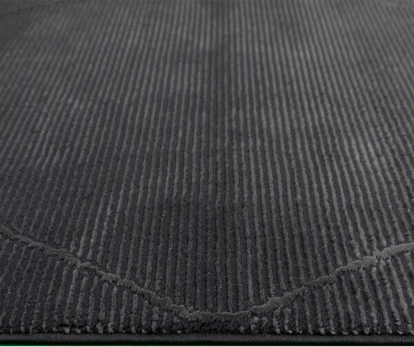 BE Koberec Zurich 1903 DARK GREY - šedý obdélníkový Rozměr: 140x190 cm