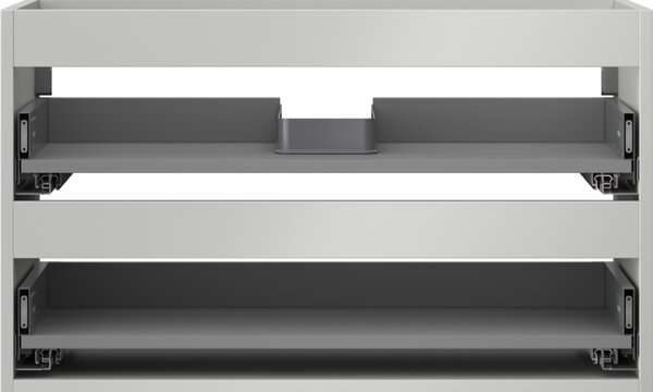 Mexen Box-A, závěsná skříňka 80 cm, 2 zásuvky, matná šedá, 91AX0-0800-470-2-62