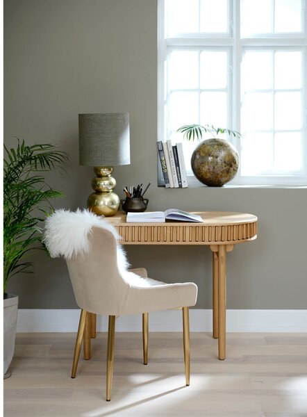 Pracovní stůl v dekoru dubu 60x120 cm Carno – Unique Furniture