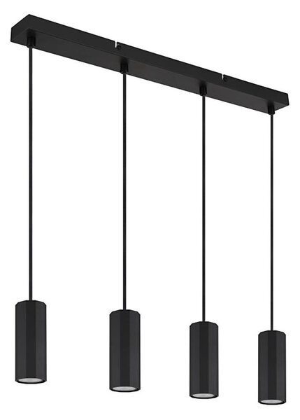 Globo 57918-4HB - Lustr na lanku JAMES 4xGU10/25W/230V černá
