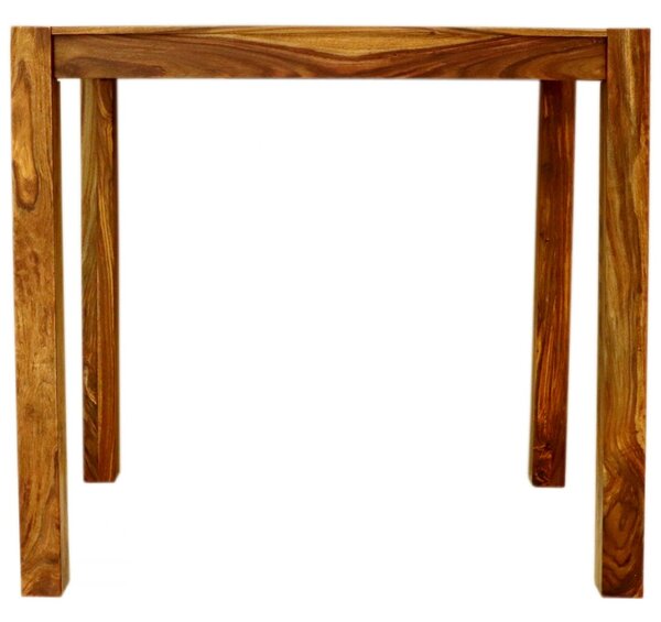 Barový jídelní stůl 120x110x80 z indického masivu palisandr