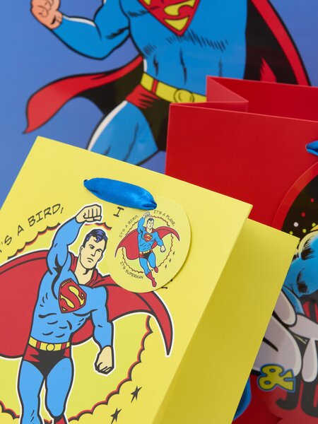 Sinsay - Sada 3 dárkových tašek Superman - vícebarevná