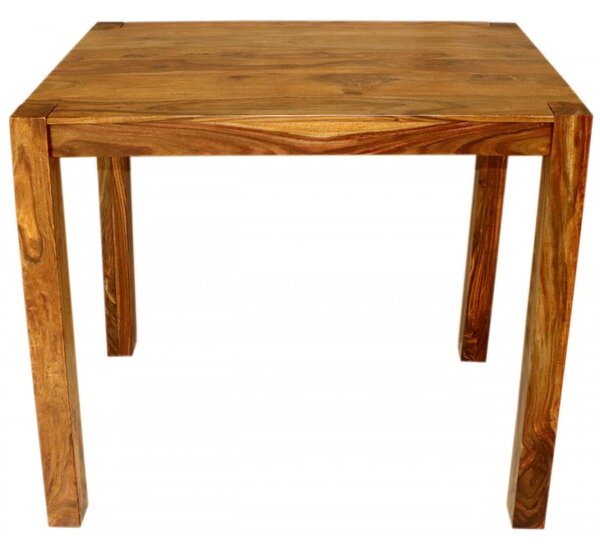 Barový jídelní stůl 120x110x80 z indického masivu palisandr