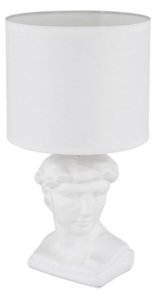 Globo 21732W - Stolní lampa HERMES 1xE14/40W/230V bílá