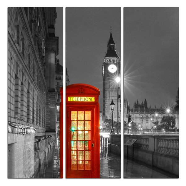 Obraz na plátně - Věž Big Ben - čtverec 329ČB (75x75 cm)