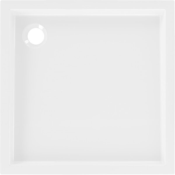 Mexen Flow+, čtvercová sprchová vanička 70 x 70 cm, bílá lesklá, 46S107070H