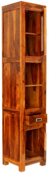 Skříňka do koupelny Nela 40x190x35 z indického masivu palisandr