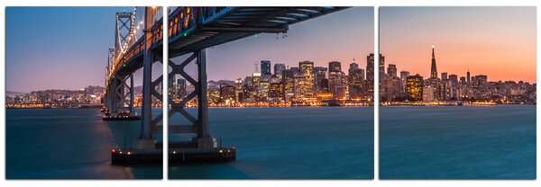 Obraz na plátně - San Francisco - panoráma 5923C (90x30 cm)