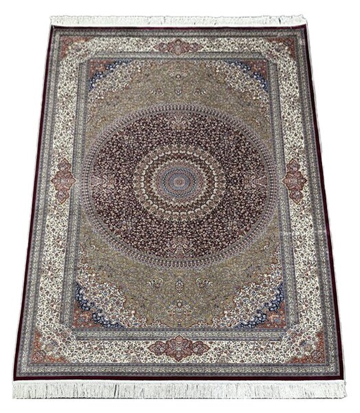 BE Koberec Anatolia Silk 32510 RED - červený obdélníkový Rozměr: 80x150 cm