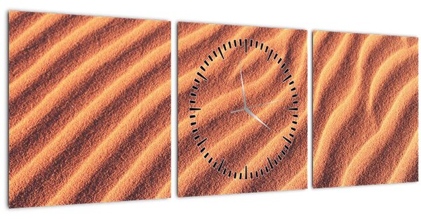 Obraz pouště (s hodinami) (90x30 cm)