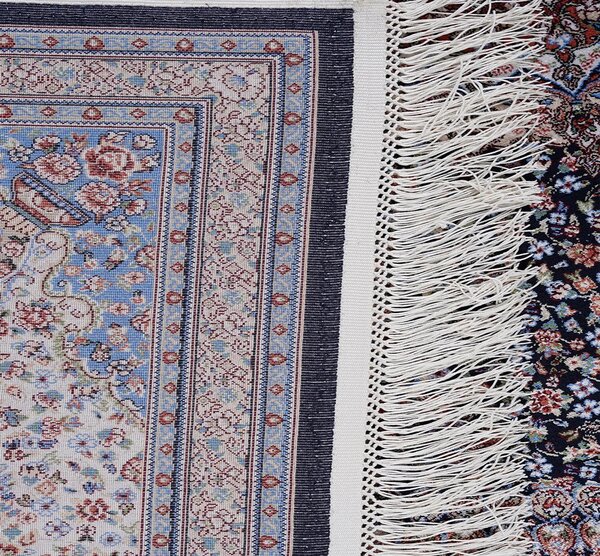 BE Koberec Anatolia Silk 32510 BLUE - modrý obdélníkový Rozměr: 160x230 cm