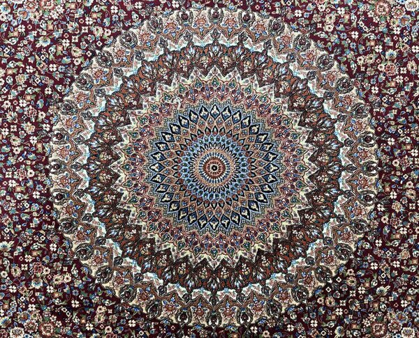 BE Koberec Anatolia Silk 32510 RED - červený obdélníkový Rozměr: 80x150 cm
