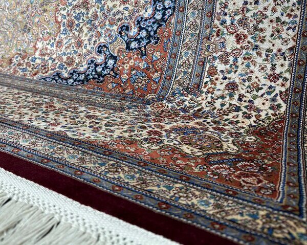 BE Koberec Anatolia Silk 32510 RED - červený obdélníkový Rozměr: 80x150 cm