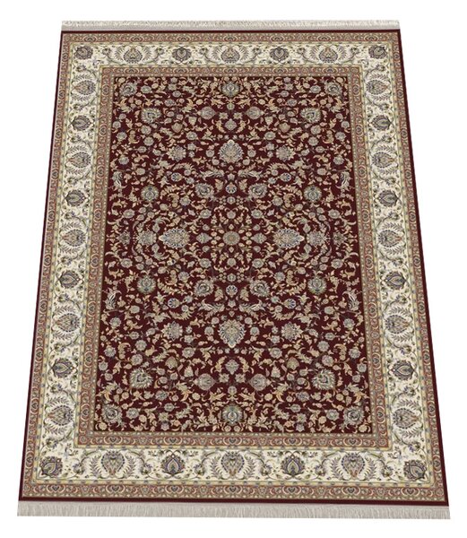 BE Koberec Anatolia Silk 66524 RED - červený obdélníkový Rozměr: 80x150 cm