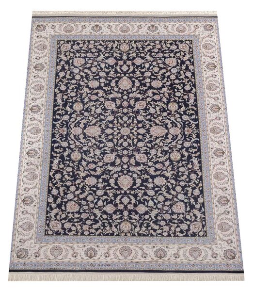 BE Koberec Anatolia Silk 66524 BLUE - modrý obdélníkový Rozměr: 80x150 cm
