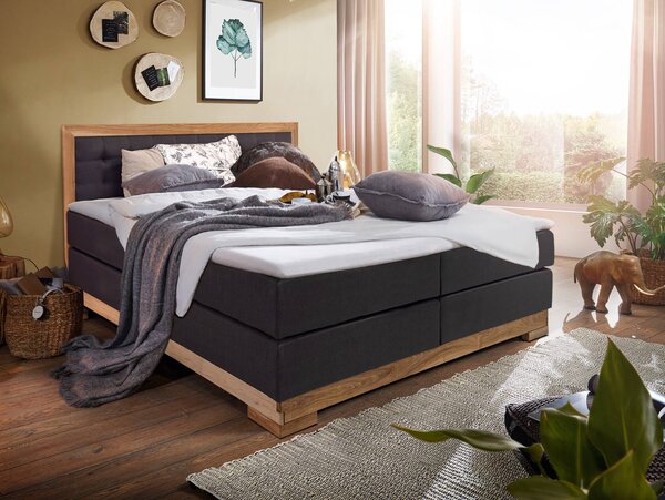 Sob nábytek - Boxspring postel 160x200 Albert divoký dub - MOSANE00280