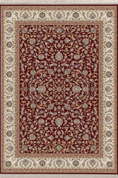 BE Koberec Anatolia Silk 66524 RED - červený obdélníkový Rozměr: 80x150 cm