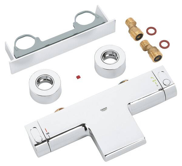 Grohe Grohtherm 2000 vanová baterie na stěnu s termostatem StarLight Chrome 34464001