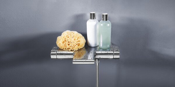 Grohe Grohtherm 2000 vanová baterie na stěnu s termostatem StarLight Chrome 34464001