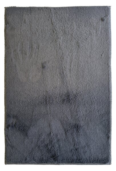 BE Koberec Puffy PUFFY 060 DARK GREY - šedý obdélníkový Rozměr: 40x60 cm