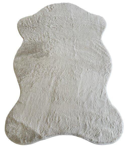 BE Koberec Puffy PUFFY 060 WHITE - bílý obdélníkový Rozměr: 40x60 cm