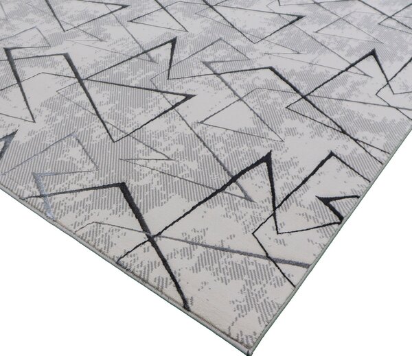 BE Koberec Esprit 3608 GREY - šedý obdélníkový Rozměr: 60x100 cm