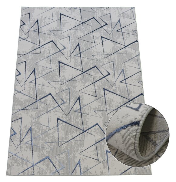 BE Koberec Esprit 3608 NAVY - tmavě modrý obdélníkový Rozměr: 60x100 cm