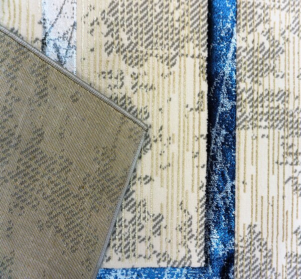 BE Koberec Esprit 3610 NAVY - tmavě modrý obdélníkový Rozměr: 60x100 cm
